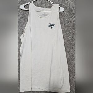 Vans White Tank Top Classic Style